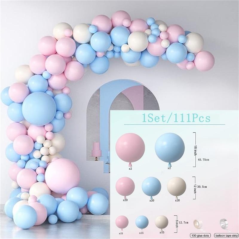 Balloon Party Birthday Wedding Balloon Set Decoration Scene Arrangement Background Wall Balloon Chain