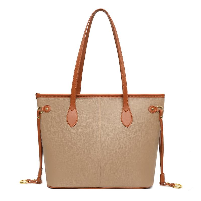 Authentic Leather Women's Crossbody Bags High Quality Simple Tote Bag High Capacity Commuter Bag