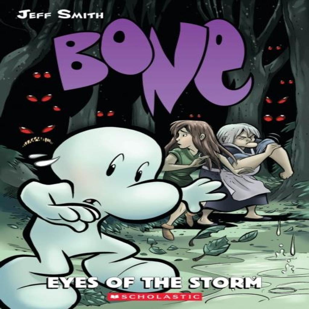Bone 3 Eyes of the Storm by Jeff Smith Paperback Book 9780439706384