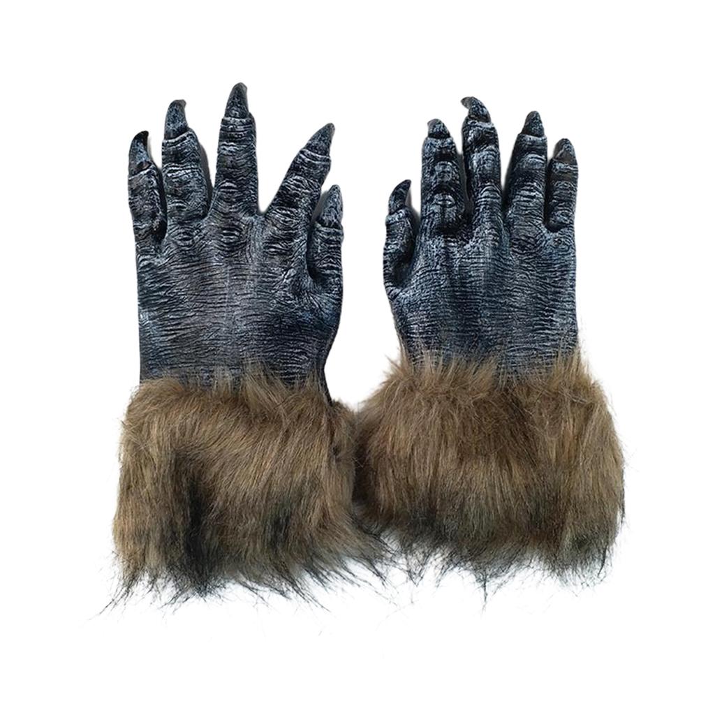 (Can Be Sold In Combination with sku210714TW05) Halloween Horror Demon Masquerade Props (Wolf Gloves)