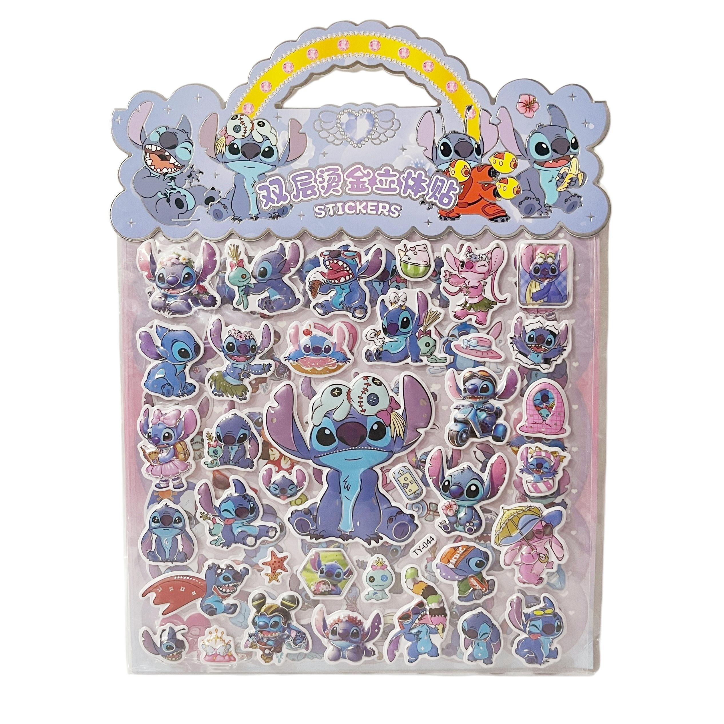 

Cartoon Double-Layer Hot Stamping Bubble Sticker 3D Three-Dimensional Cartoon Sticker Portable Handheld Decorative Small Sticker (As shown-8046)-