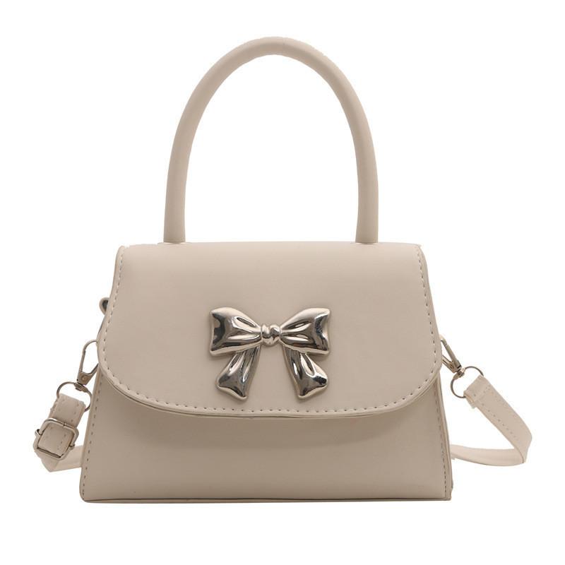 Elegant Versatile Handheld Square Bag For Women Fashionable Bowknot Shoulder Bag