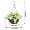Affordable Price For Artificial Flowers Wall Decor Hanging Baskets Artificial Flowers Simulated Flower Hanging Basket