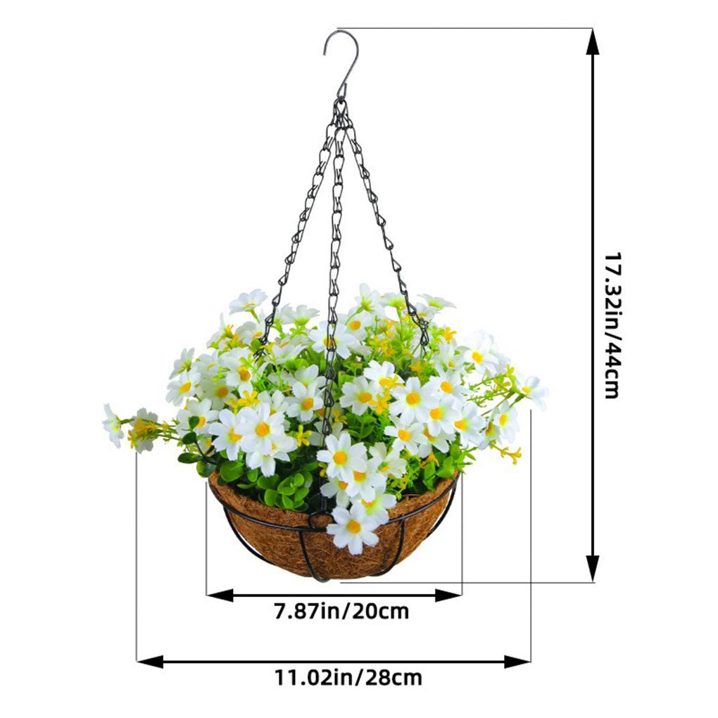 Affordable Price For Artificial Flowers Wall Decor Hanging Baskets Artificial Flowers Simulated Flower Hanging Basket