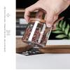 Glass Spice Jars with Acacia Wood Lids