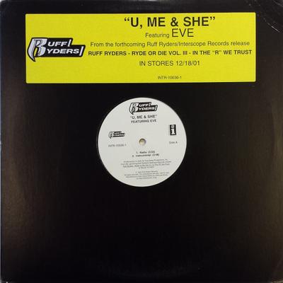 12inch Record RUFF RYDERS - U, Me & She INTR106361,INTR Ruff Ryders, In 2001 US Dance & Electronica Used