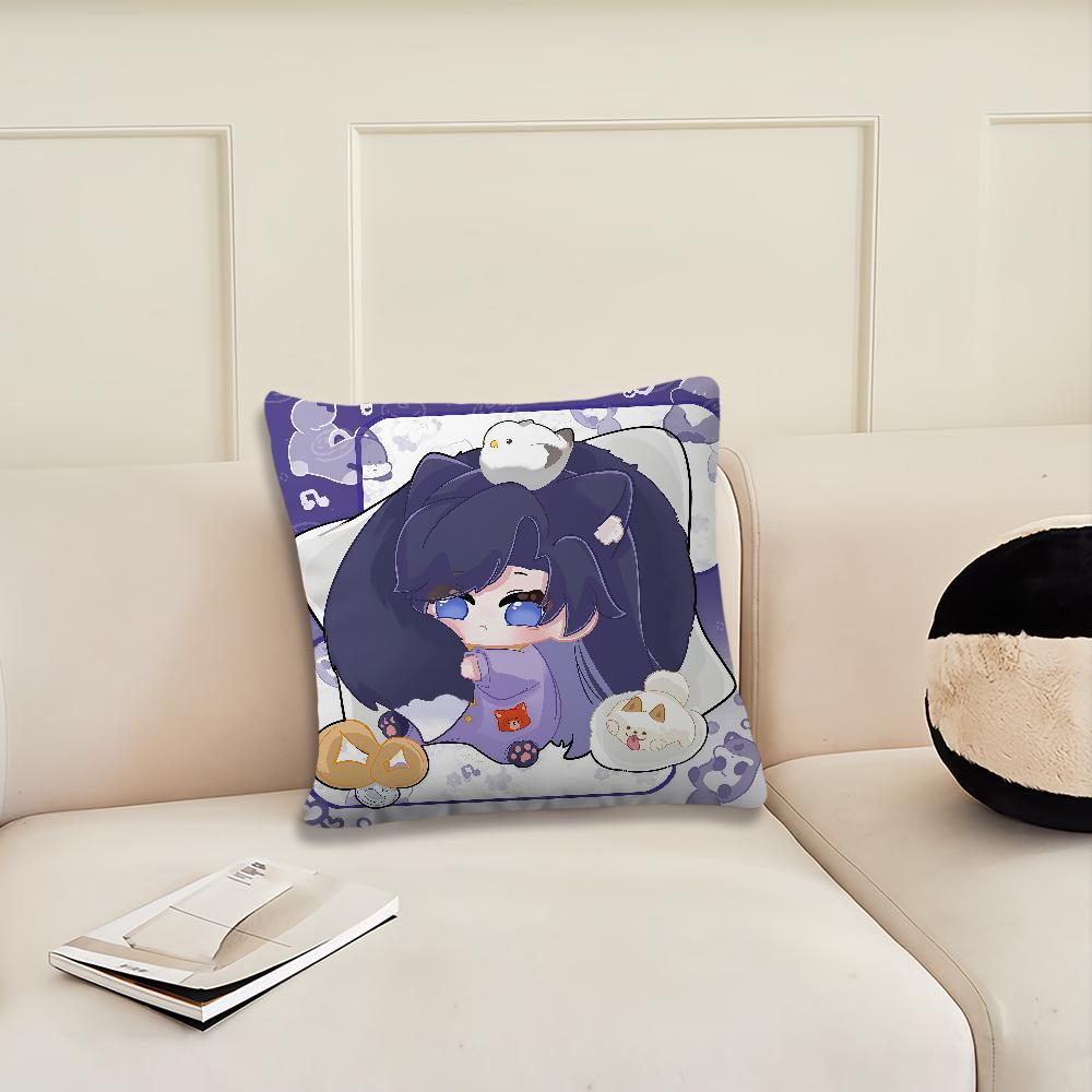 Game Love and Deepspace Kawaii Cushion Cover Pillow Cover Decoration Room Home Sofa Living Office Car Nordic Simplicity