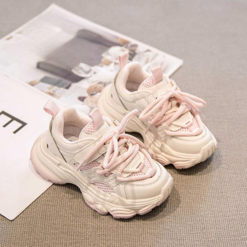 Обувь для девочек Кроссовки Весна и осень Новые легкие нескользящие повседневные туфли — фото 7