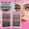 Eyelash Book: Large Capacity False Eyelashes Pack with 640 Clusters in 30D/40D/50D Styles