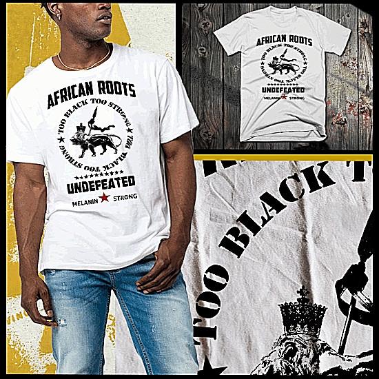 Black Pride T-Shirt Black History African Melanin African Roots Nubian Power