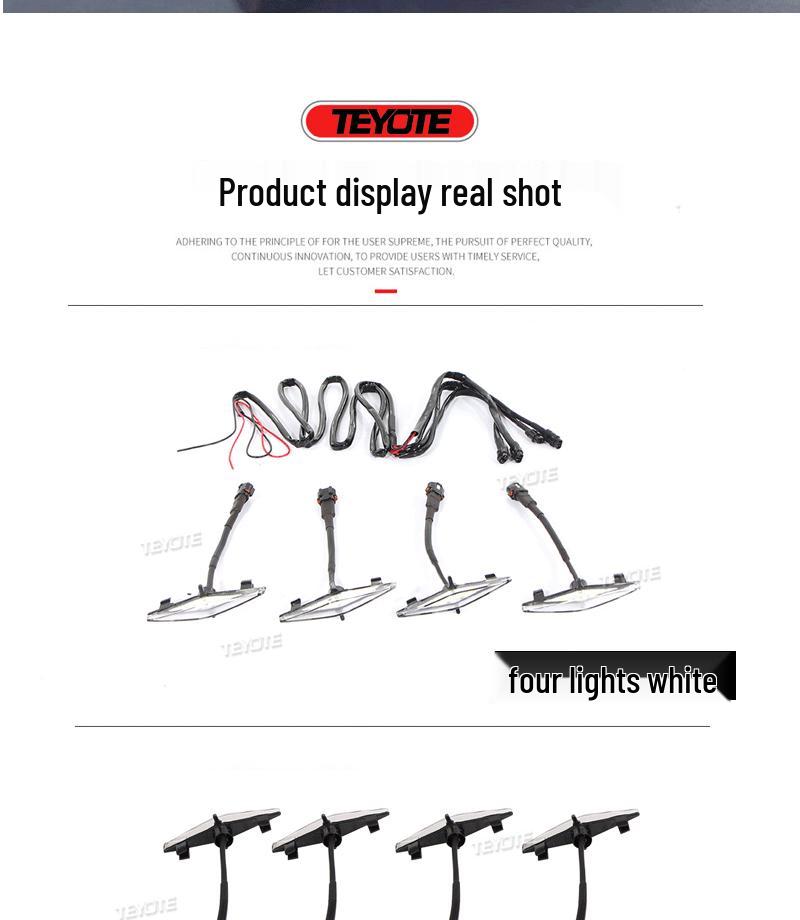 4Runner Center Grille Yellow Lights (2016-2022 Models)