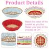 2026Novo Kit de 3 Peças Cáqui para Tecelagem de Cestas DIY Material Floral Kit de Artesanato Fabricação de Papel Materiais de Tecelagem para Artesanato Criativo