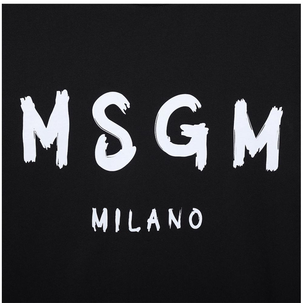MSgm 2000mm510 200002 99 BruShed Logo Men S Short Sleeve Tee