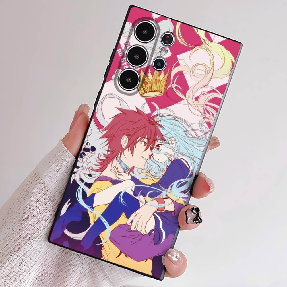 No Game No Life Anime Phone Case For Samsung S Series S21 S22 S23 S24 S25 FE Plus Ultra TPU Soft To Skin-friendly Case