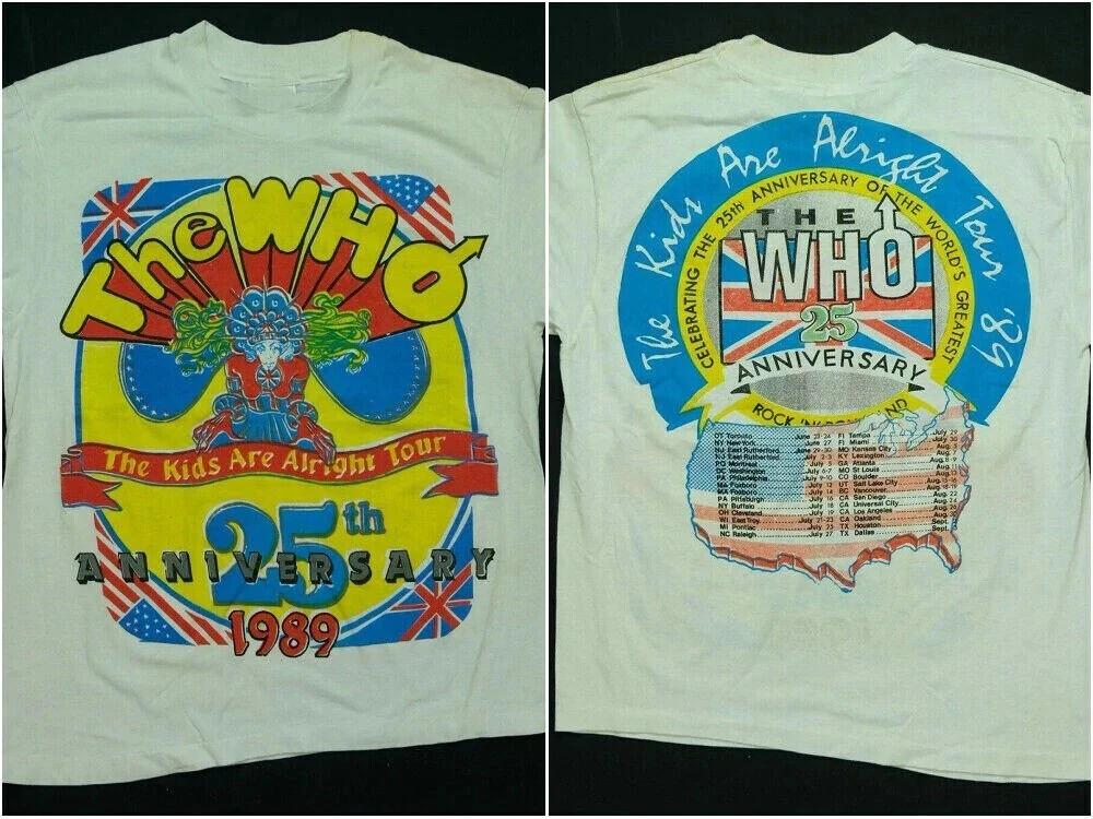The Who Inspired Rare Tour Graphic The Kids Are Alright Fan Tee S-4XL Unisex T-Shirt
