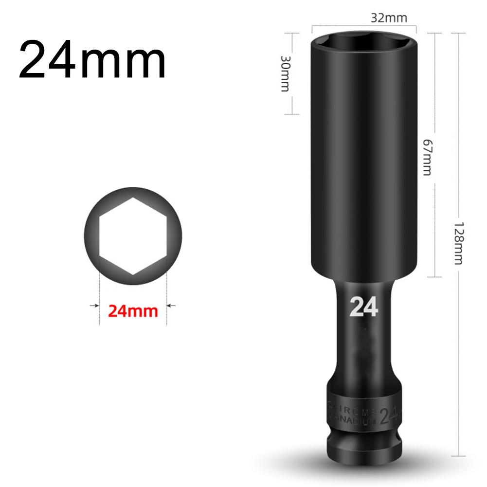 1/2 násuvný rázový utahovák se šestihrannou nástrčkovou hlavou 8-24mm adaptér konvertor klíče