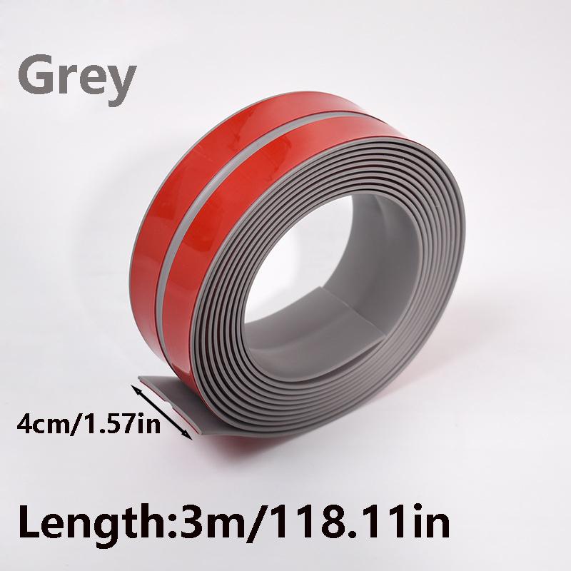 1pc 4cmx3m Peel and Stick Wall Trim Molding, Flexible Corner Trim Moulding, Inside & Outside Wall Corner Protector for Wall Edge