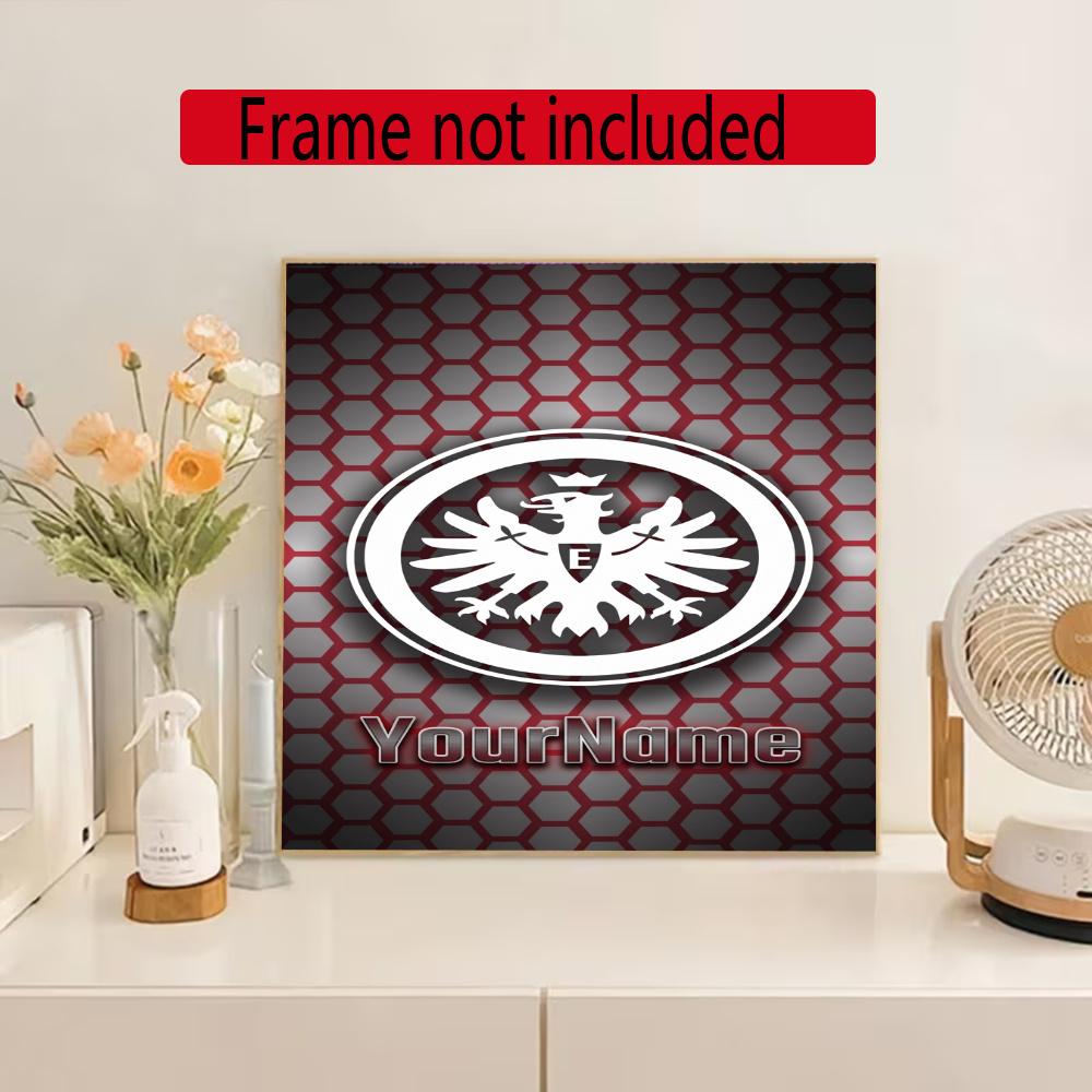 Eintracht Frankfurt Personalized Name Diamond Paintings Mosaic Wall Round Diamond Art Painting Kits Embroidery Crystal Accessories Frameless