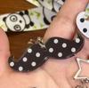 Charming Mustache Shaped Acrylic Keychain Excellent As A Gift Or Personal Accessory 5Cm Long 8G Lightweight