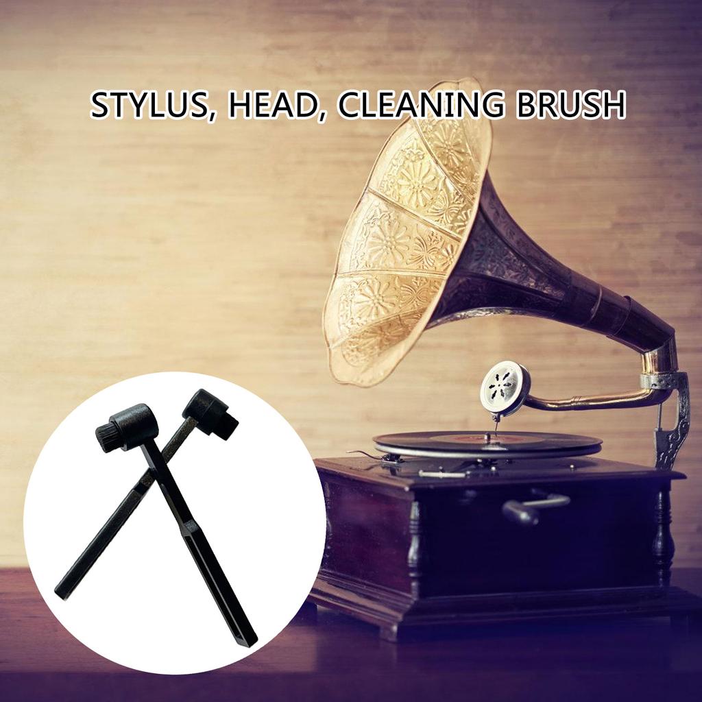 Vinyls Record Cleaning Anti Static Velvet Record Cleaner Brush Styluses Brush for Record Player Turntable Clean
