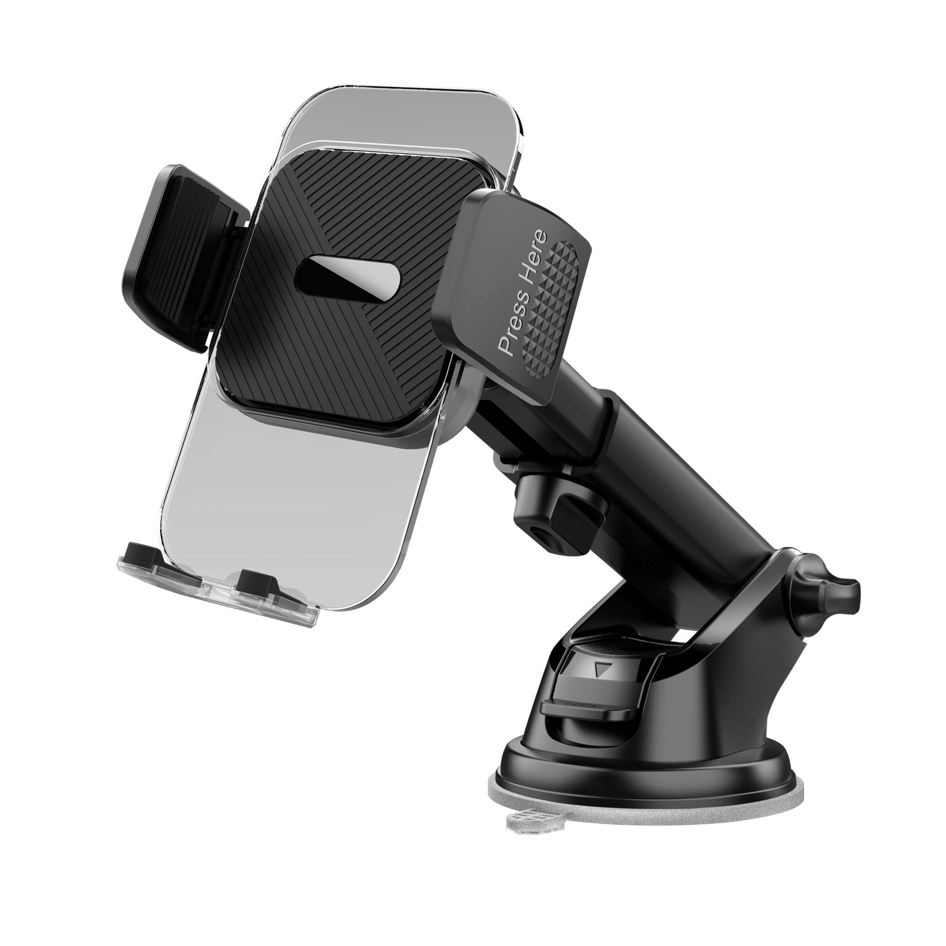 

Multifunctional car mobile phone holder Car dashboard Windshield Suction cup retractable navigation mobile phone holder чёрный
