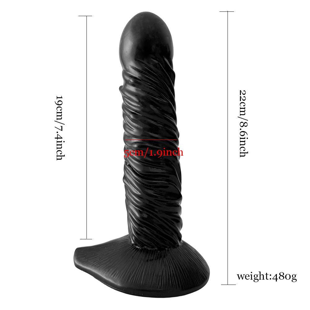 Threaded PVC Anal Expander Dildo for Men & Women - Gay Adult Pleasure Toy