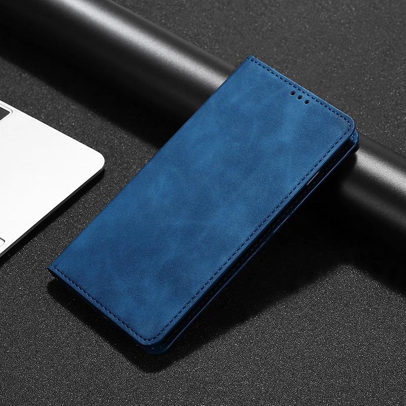 Funda de Cuero de Lujo Para Xiaomi Redmi Note 8 2021 8T 9 9T 9S Note 4 4X 5 5A Prime 6 7 Pro Max Flip Protectora Magnética Bolsas