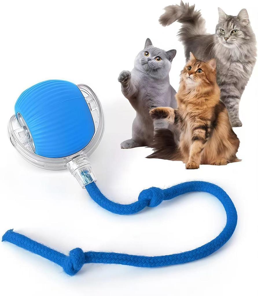 Smart Interactive Cat Toy Ball Automatic Self Moving Cat Teaser Ball For Cats