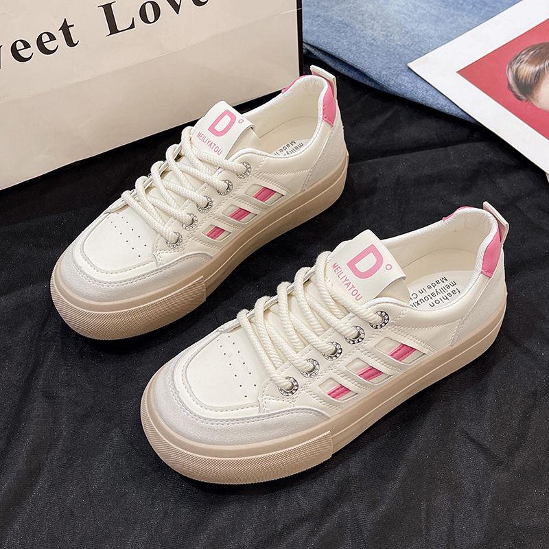 New Classic Women Sneakers Lace Up Flat Walking Shoes for Ladies Platform Shoes Casual Vulcanized Shoes  de mujer