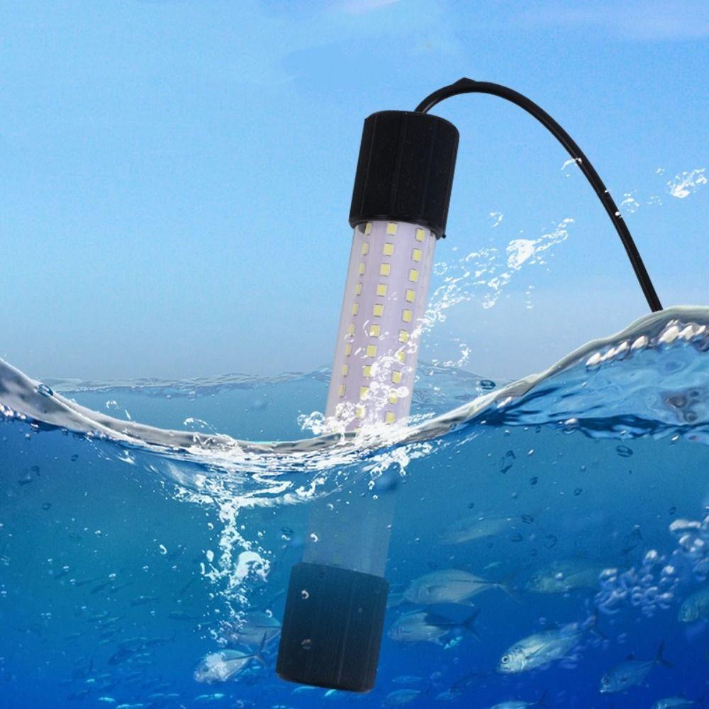 Waterproof 12V Fishing Light White Green Blue Lures Finder Lamp LED Underwater Light  Submersible