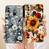 For Infinix Hot 8 / Hot 8 Lite X650 X650C X650B X650D Cute Cat Flower Cartoon Phone Case Shockproof Soft Silicone Covers Bumpers