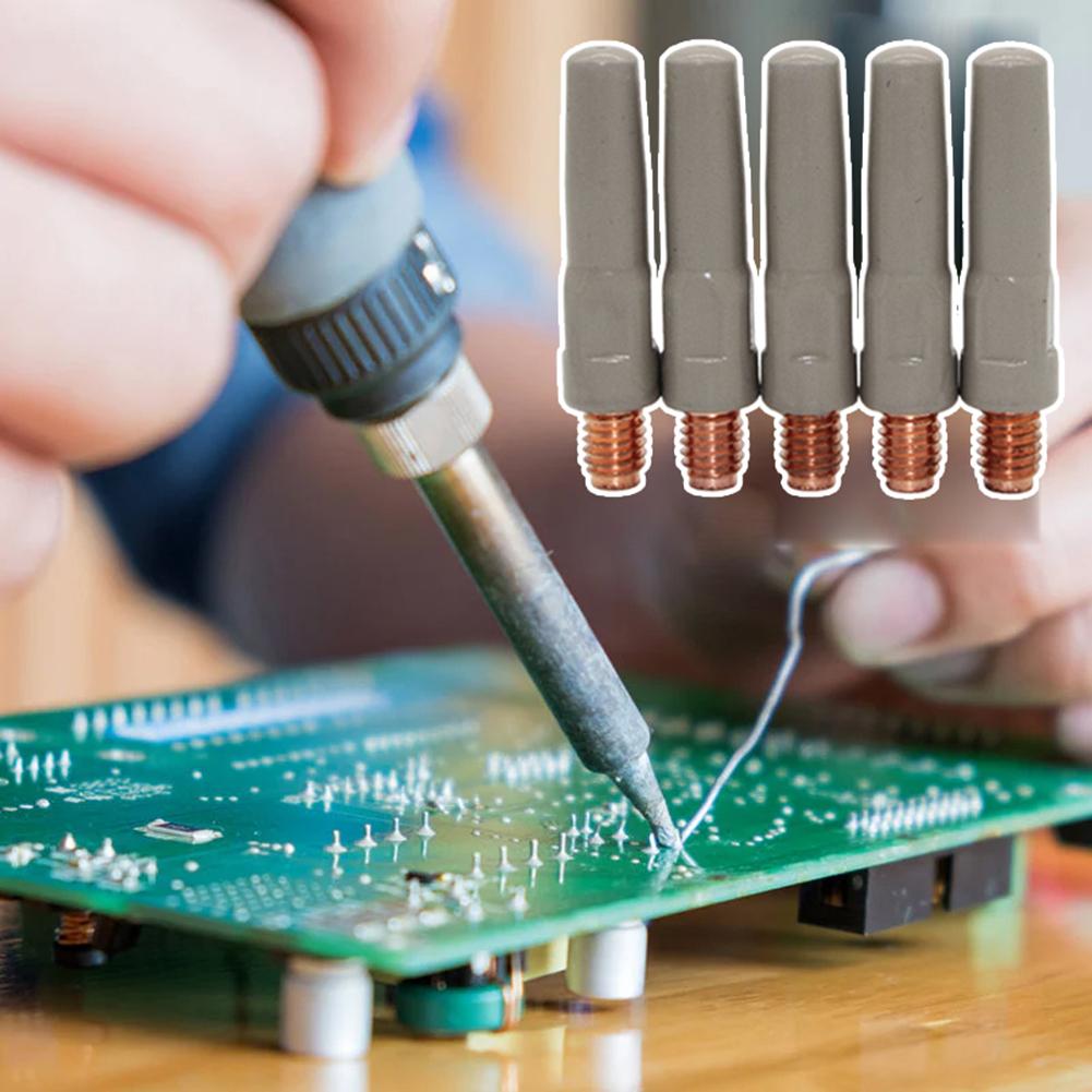 

10pcs Welding Torches Nozzle With Non-Stick Coating Metal Contact Tip Welding Nozzle For Metallurgical Plants 25 x 1.2mm