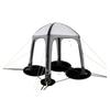Inflatable Shelter - KAMPA - AIR Shleter 200 - 2 X 2 M - Grey and Black