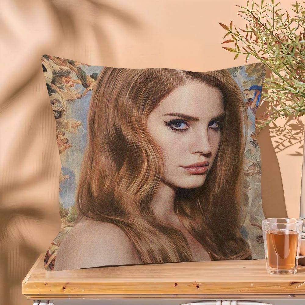 Lana Del Rey Hot Music Pillow Cushion Cover Pillowcase Living Room Sofa Home Decor Customized