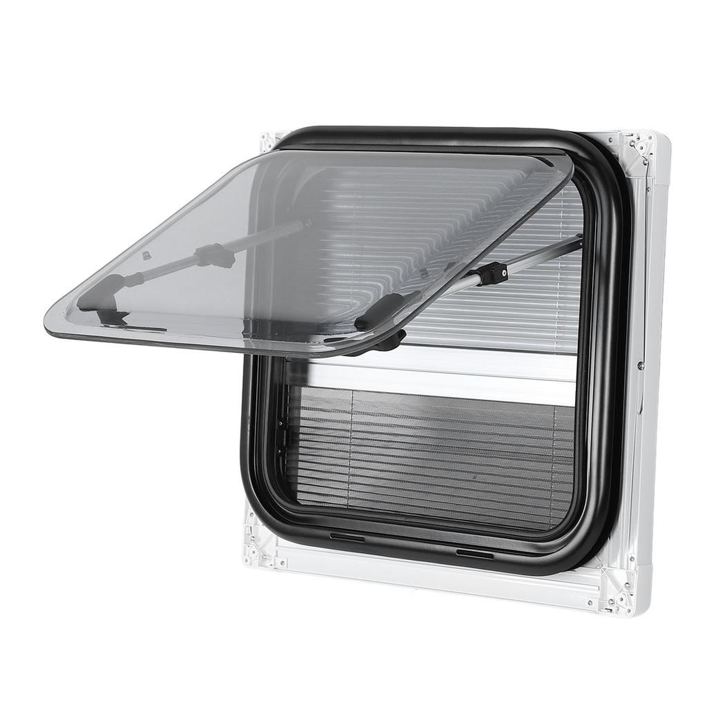 18 X 16in RV Window Push Out Acrylic Glass Anti UV Waterproof Exit Window for Camper Trailer