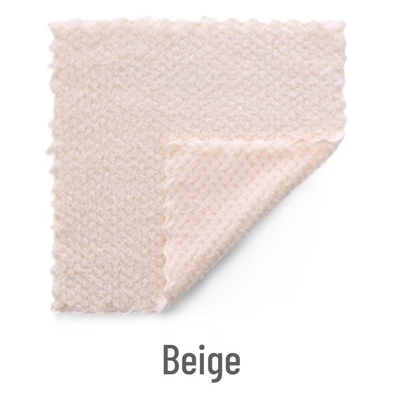 Merbau Coral Fleece Lint-Free Dishcloth: Highly Absorbent, Oil-Free, Scouring Pad for Kitchen Edging