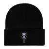 Knitted Hat For Men Women Warm Windproof Acrylic Embroidered Beanie For Winter Outdoor Activities