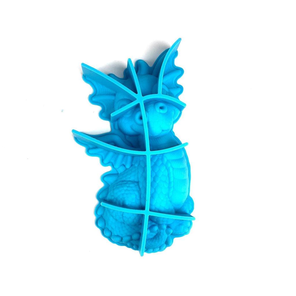 Cute Flying Dragon Snake Epoxy Mold Wall Home Decoration for Desktop Ornaments Flower Snake Flying Dragon Mold Molds DIY Craft