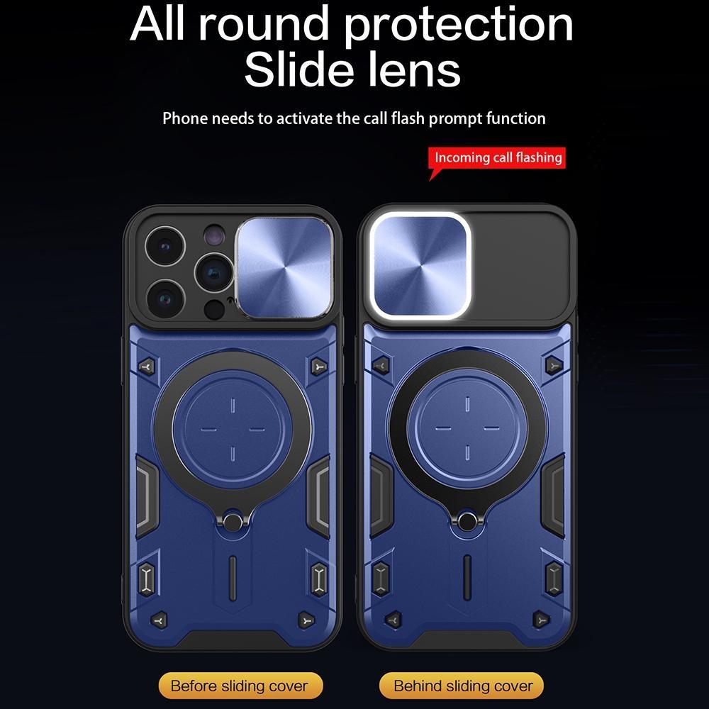360° rotace s magnetickým kroužkem, stojánek, ochrana objektivu, pancéřové pouzdro pro iPhone 15 14Plus 13 12 11Pro Max pro Samsung S24 S23 S22 S21 S20 Ultra Plus A05 A14 A54