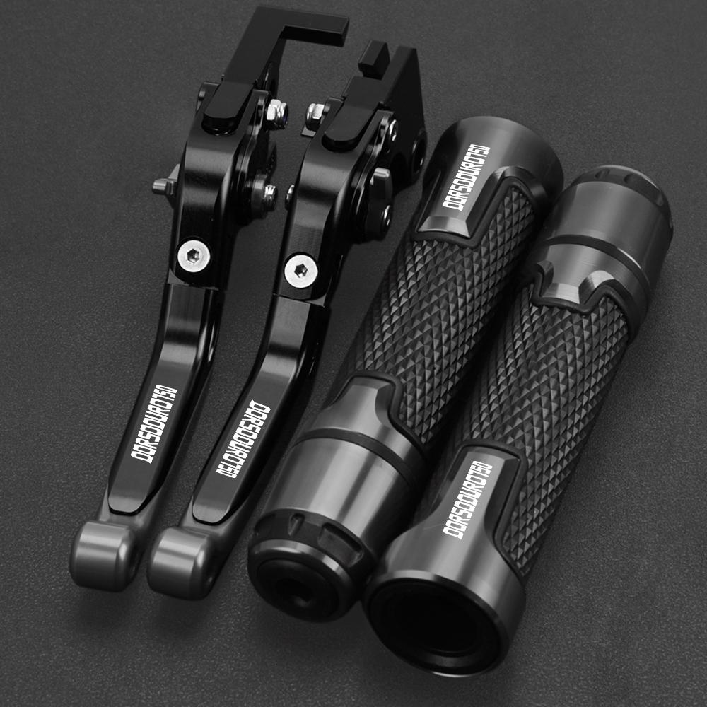 For Aprilia DORSODURO750 2007-2016 Motorcycle Adjustable Foldable Brake Clutch Lever Handle Grips Set Accessories DORSODURO