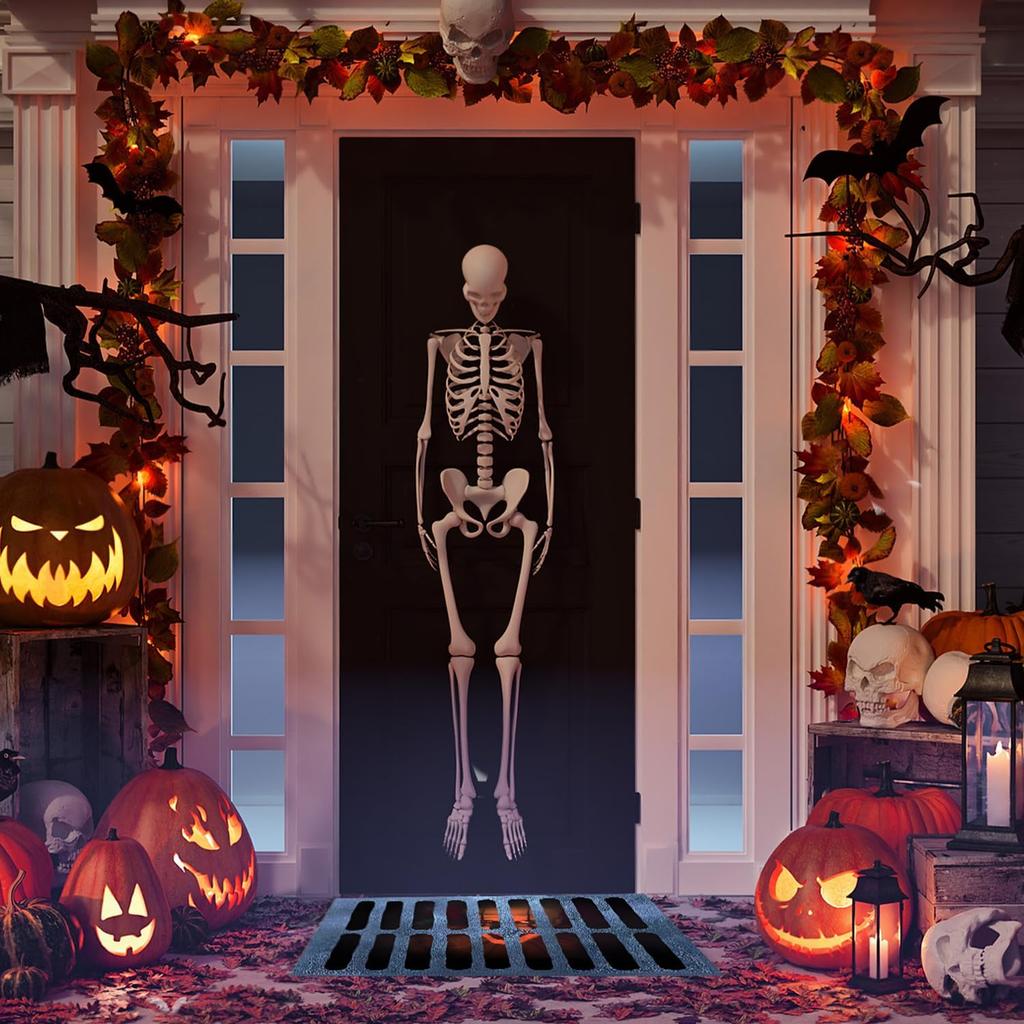 Halloween 3D Illusion Clown Floor Mat Home Decoration Horror Movie Clown Area Carpet Indoor And Outdoor Welcome Door Mat