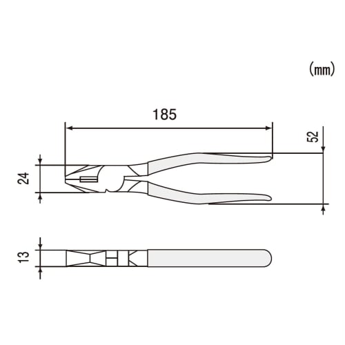 ENGINEER Electrician's Pliers, 175mm, PD-07, for Electrician Exams