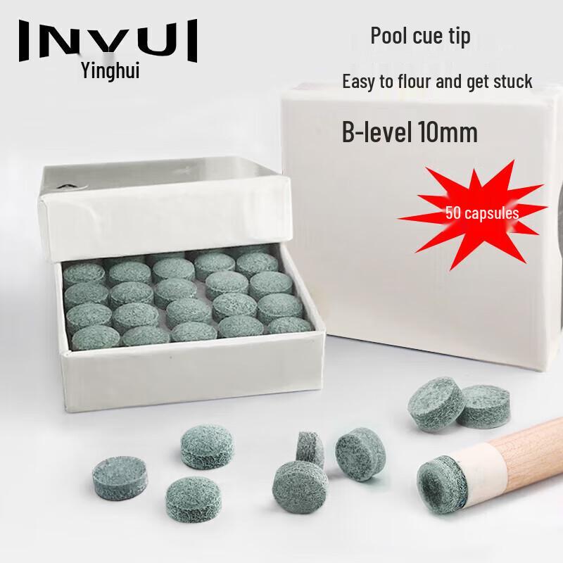 INVUI Billiard Cue Multi-layer Tips 10mm
