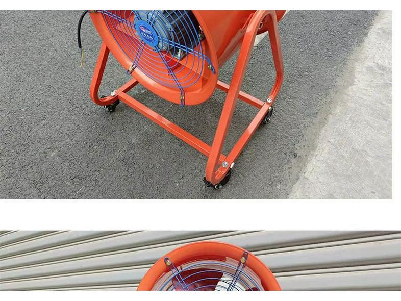 Industrial High-Power Axial Fan - Mobile Standalone, Low Noise, 220V/380V - Powerful Workshop Ventilation