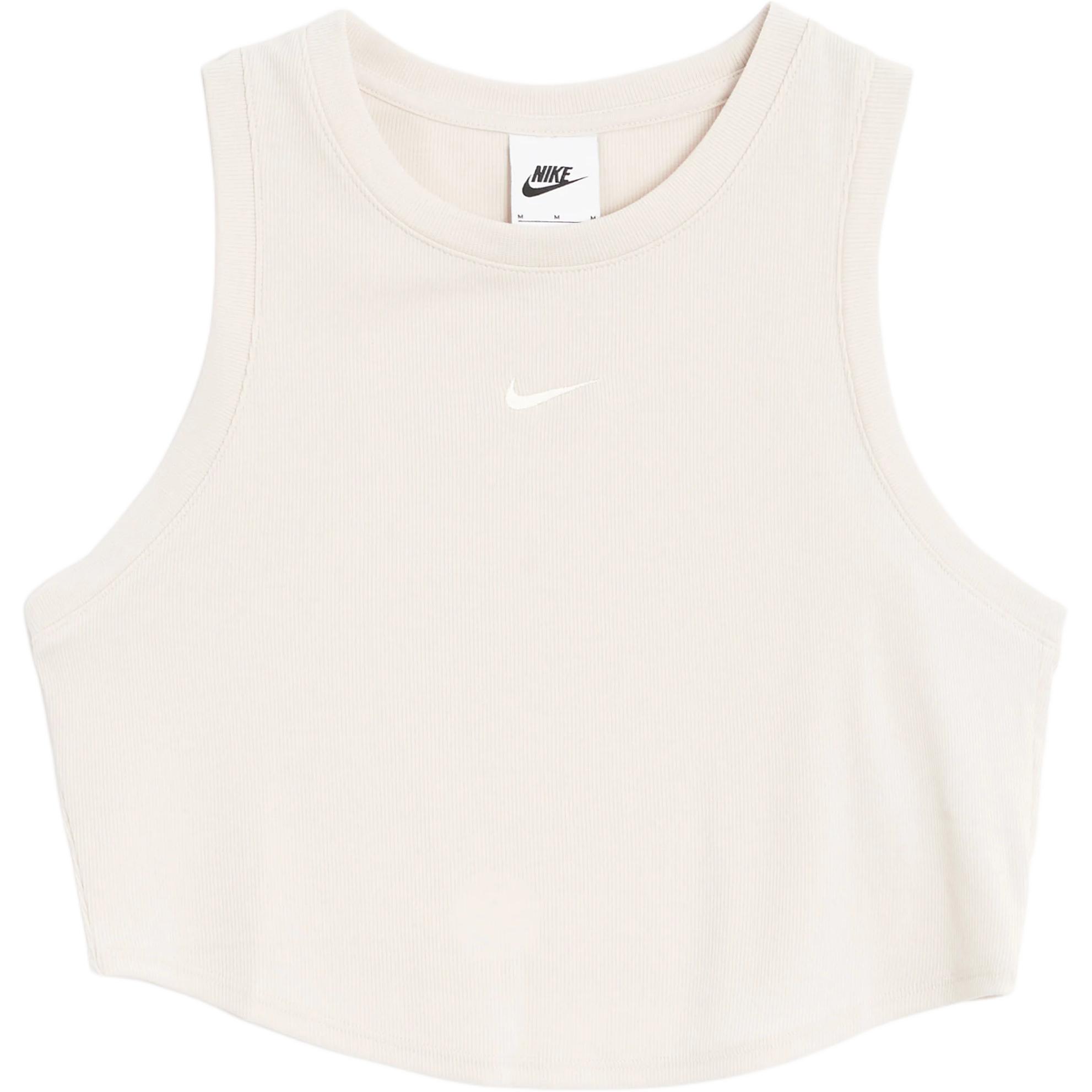 Nike Sportswear Chill Knit Women s Tight Cropped Mini-Rib Tank Top FB8279-104 M