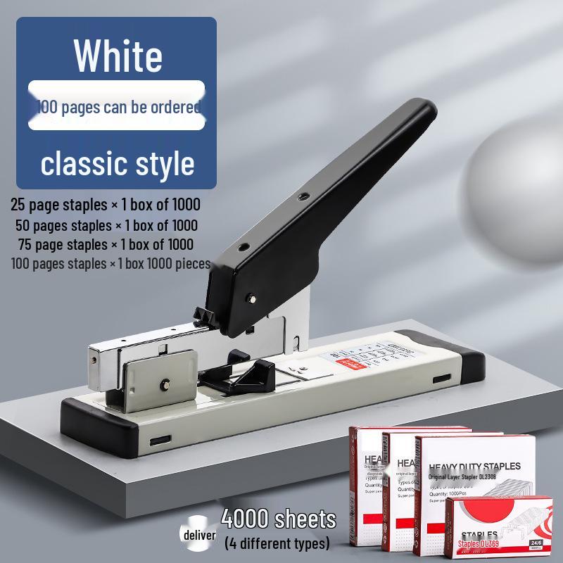 Effort-Saving Heavy-Duty Multifunctional Stapler for Office and Student Use