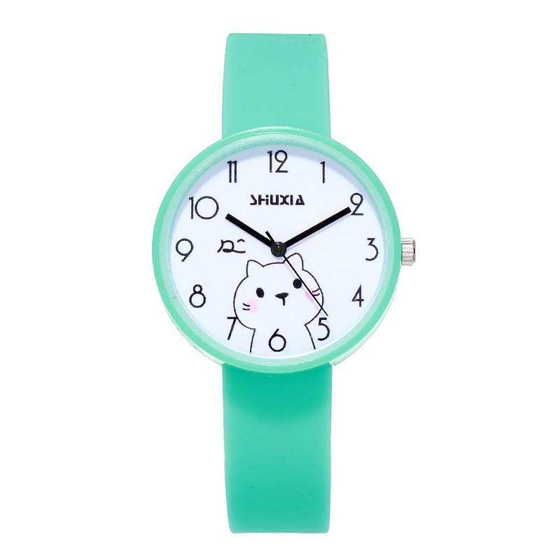 Simple Girl'S Heart Student Watch Exam Watch Girl Small Fresh Versatile Soft Girl Digital Quartz Watch