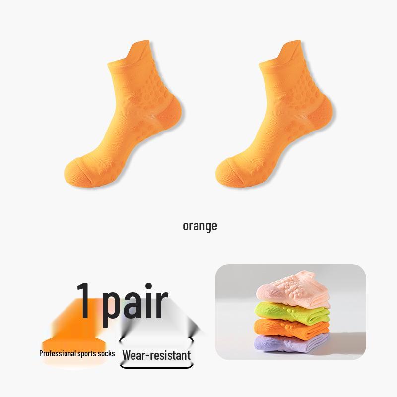 Autumn/Winter Mid-Calf Sports Socks for Couples - Quick-Dry Running, Cycling, Fitness with Massage Soles.