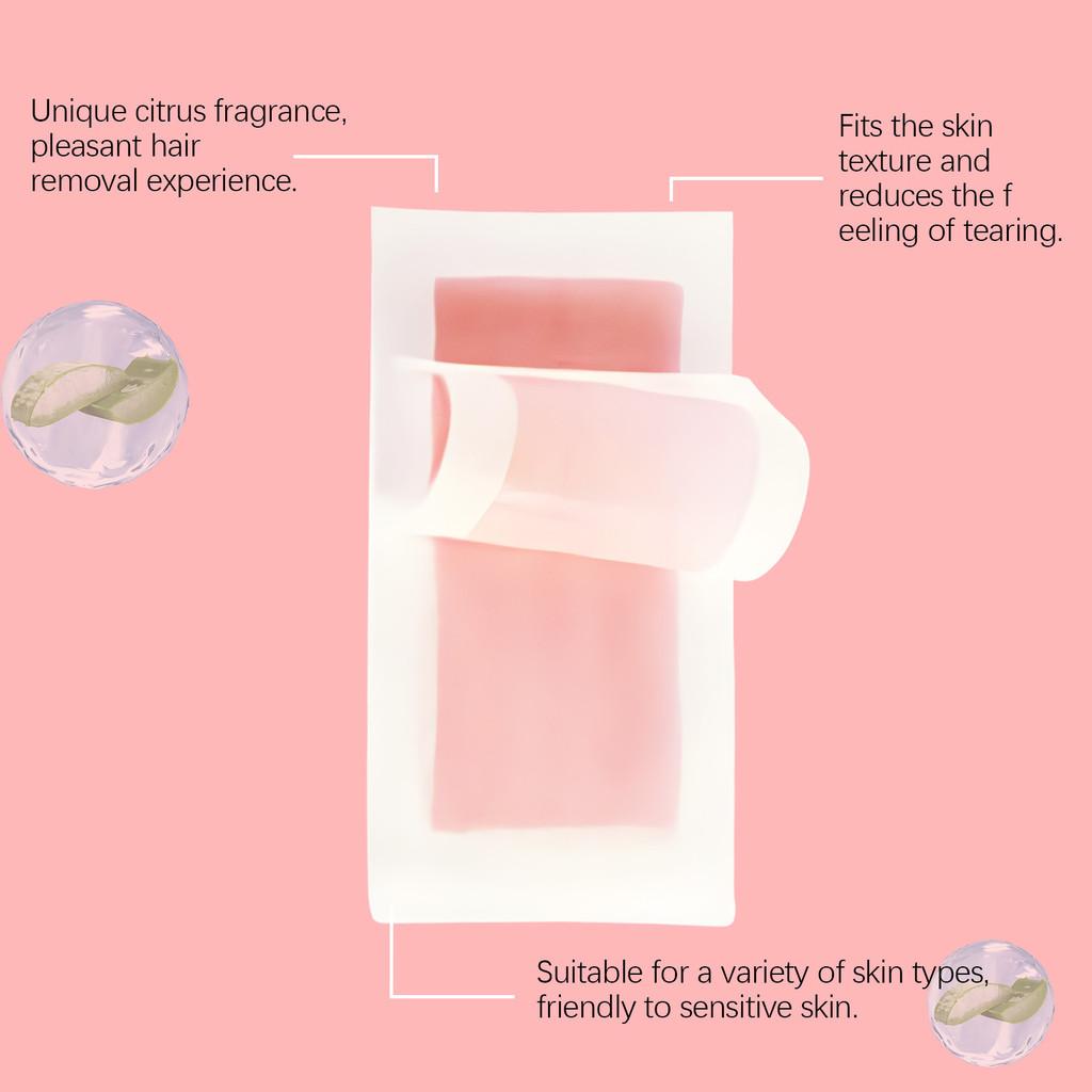 Oceaura Scented Wax Strips For Gentle And Nourishing Hair Removal With Smooth Skin Finish