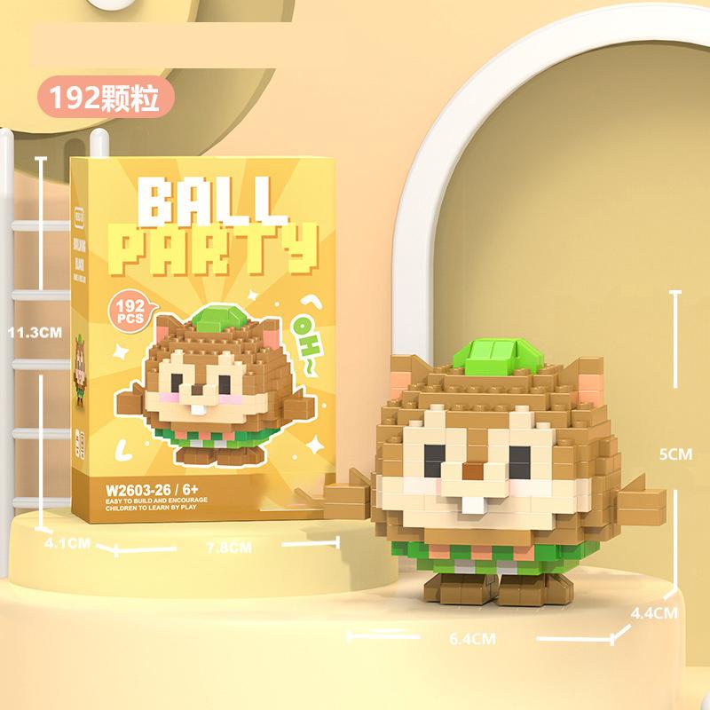 Penguin Constructor Micro Bricks Toys for Children 7 to 10 Year Cat Dog Construction Set for Girl Adults Reindeer Building Block